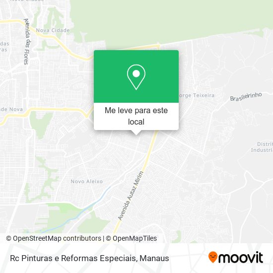 Rc Pinturas e Reformas Especiais mapa