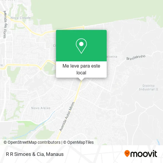 R R Simoes & Cia mapa