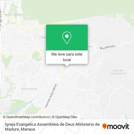 Igreja Evangelica Assembleia de Deus Ministerio de Madure mapa