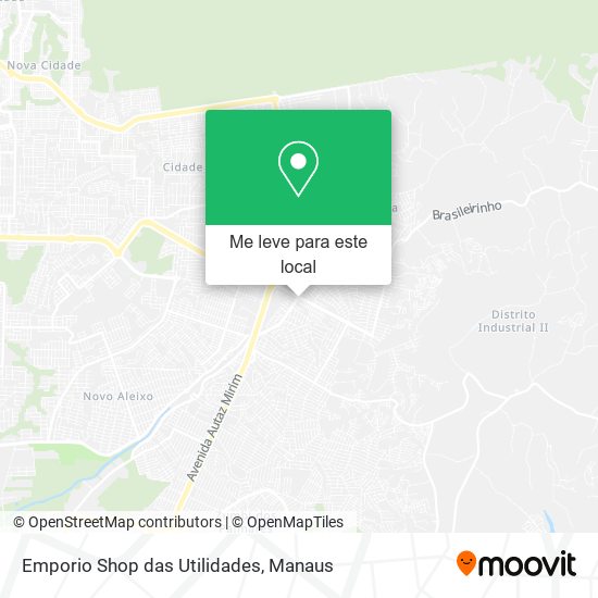 Emporio Shop das Utilidades mapa