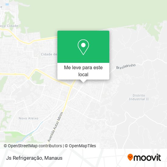 Js Refrigeração mapa