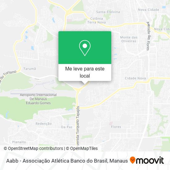 Aabb - Associação Atlética Banco do Brasil mapa