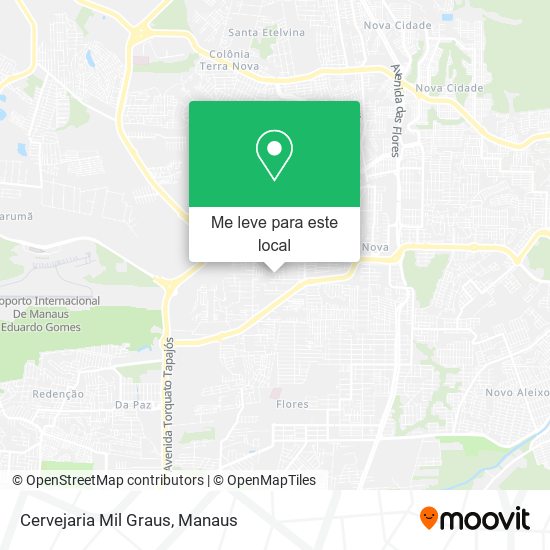 Cervejaria Mil Graus mapa