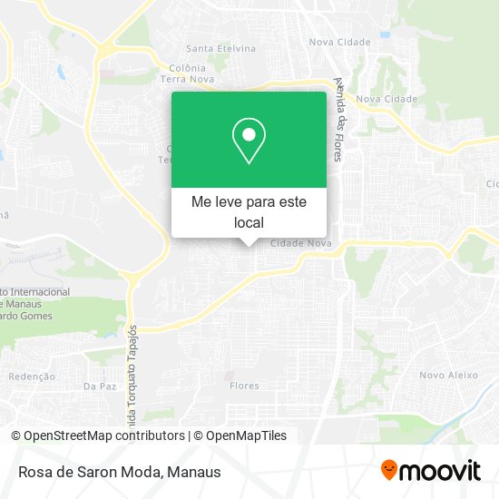 Rosa de Saron Moda mapa