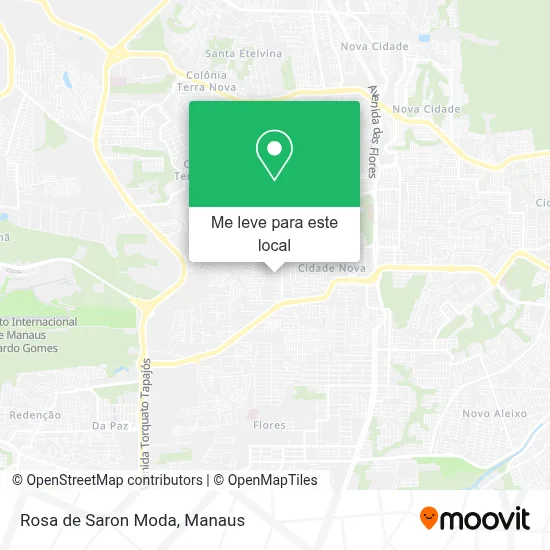 Rosa de Saron Moda mapa