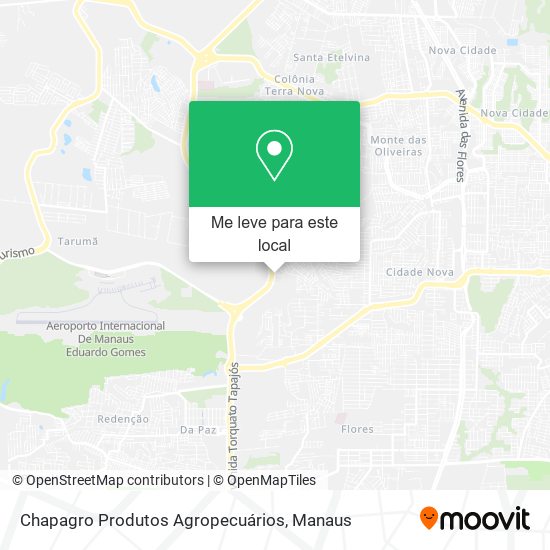 Chapagro Produtos Agropecuários mapa