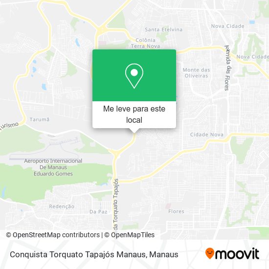 Conquista Torquato Tapajós Manaus mapa