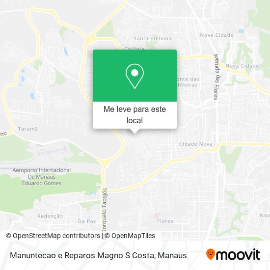 Manuntecao e Reparos Magno S Costa mapa