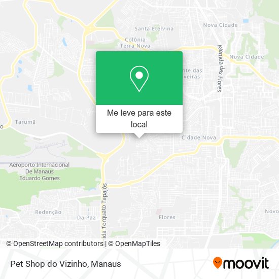 Pet Shop do Vizinho mapa
