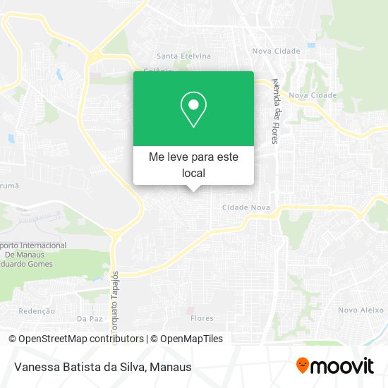 Vanessa Batista da Silva mapa