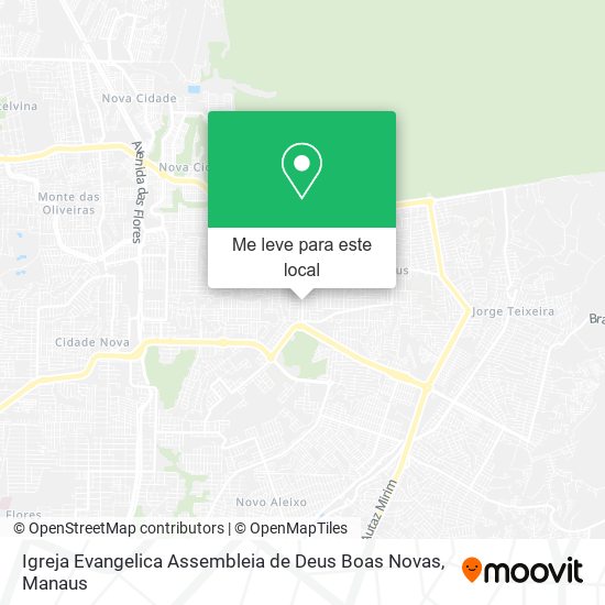 Igreja Evangelica Assembleia de Deus Boas Novas mapa