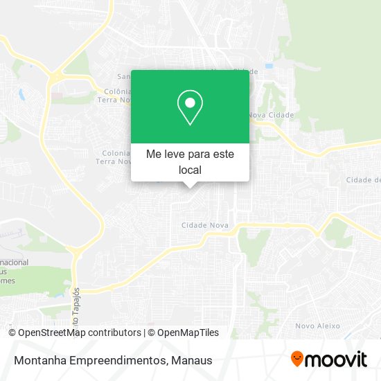 Montanha Empreendimentos mapa