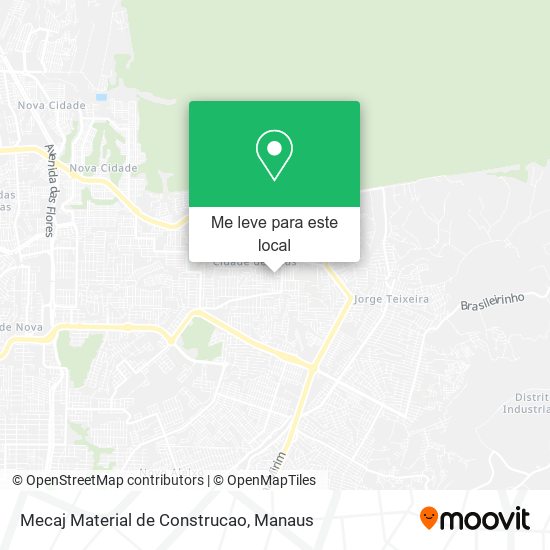Mecaj Material de Construcao mapa