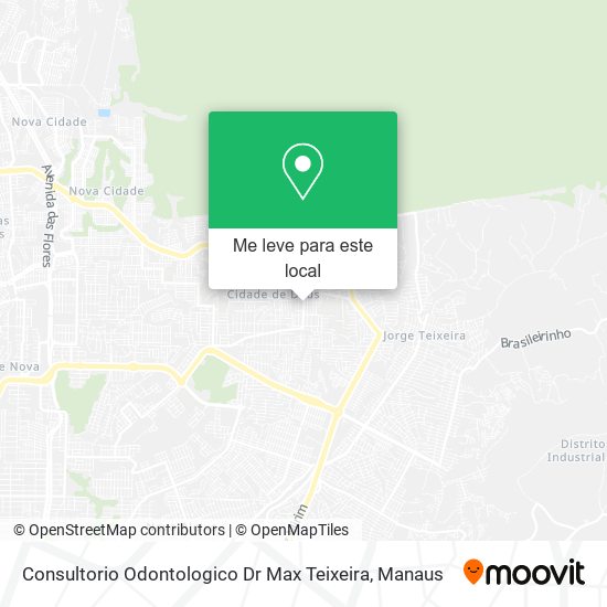 Consultorio Odontologico Dr Max Teixeira mapa