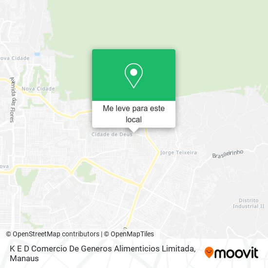 K E D Comercio De Generos Alimenticios Limitada mapa