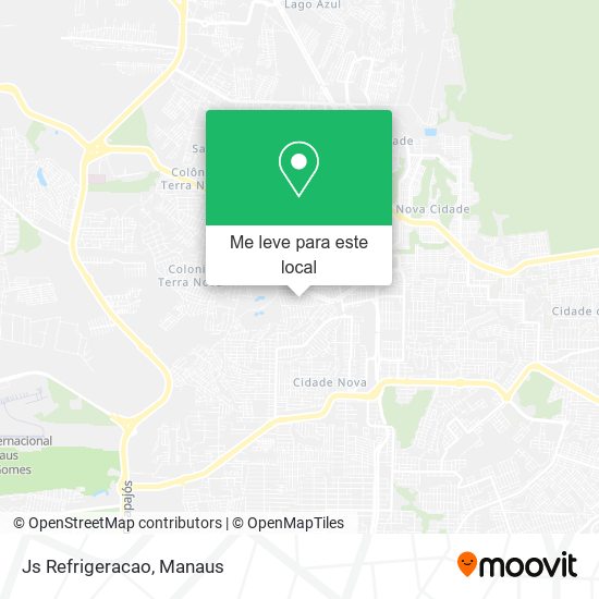 Js Refrigeracao mapa