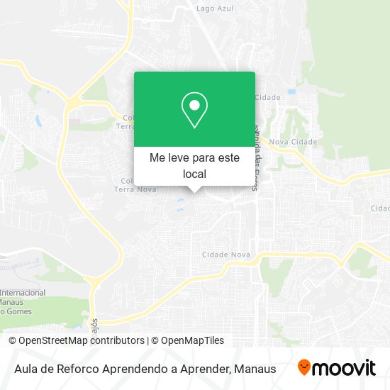 Aula de Reforco Aprendendo a Aprender mapa