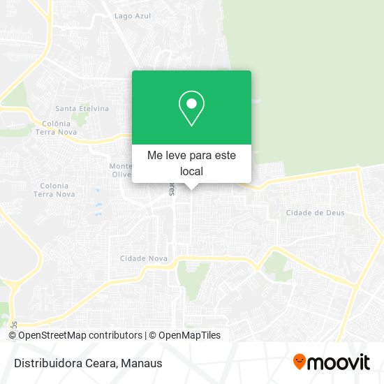 Distribuidora Ceara mapa