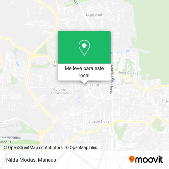 Nilda Modas mapa