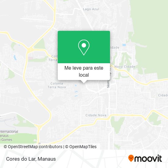 Cores do Lar mapa