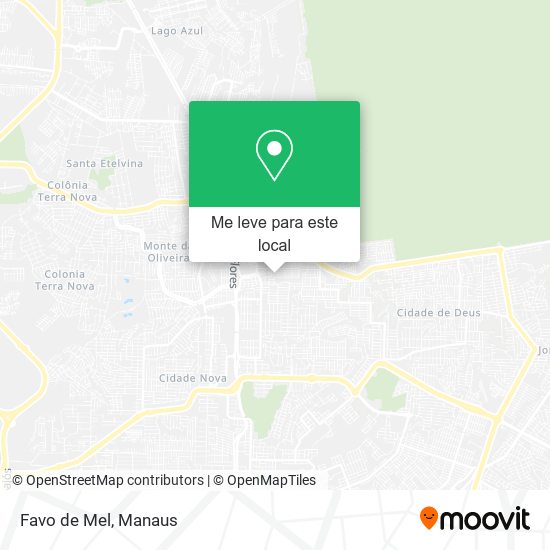 Favo de Mel mapa