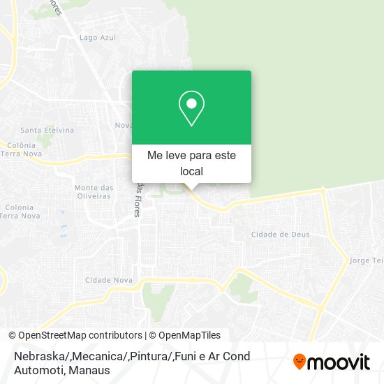 Nebraska / ,Mecanica / ,Pintura / ,Funi e Ar Cond Automoti mapa