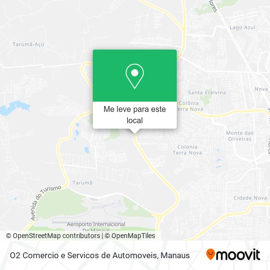 O2 Comercio e Servicos de Automoveis mapa