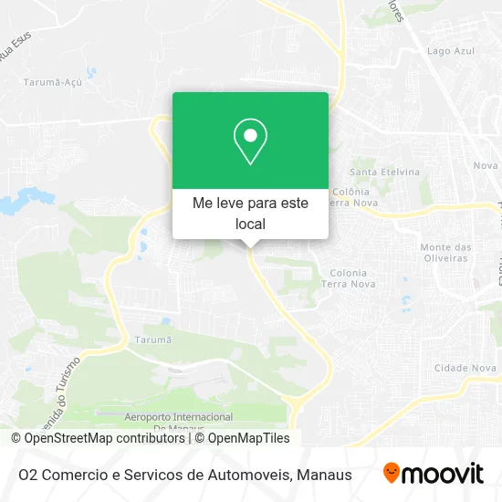 O2 Comercio e Servicos de Automoveis mapa