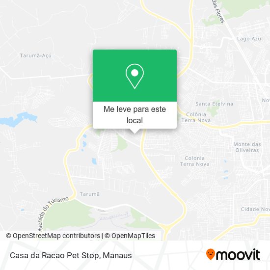 Casa da Racao Pet Stop mapa