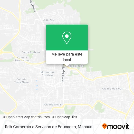 Rdb Comercio e Servicos de Educacao mapa