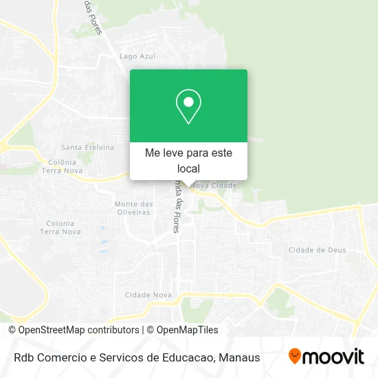 Rdb Comercio e Servicos de Educacao mapa