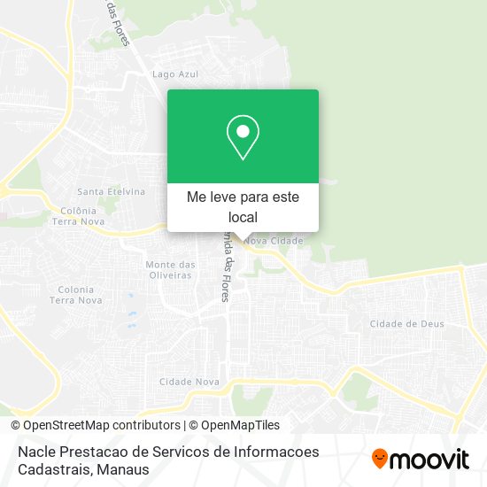 Nacle Prestacao de Servicos de Informacoes Cadastrais mapa