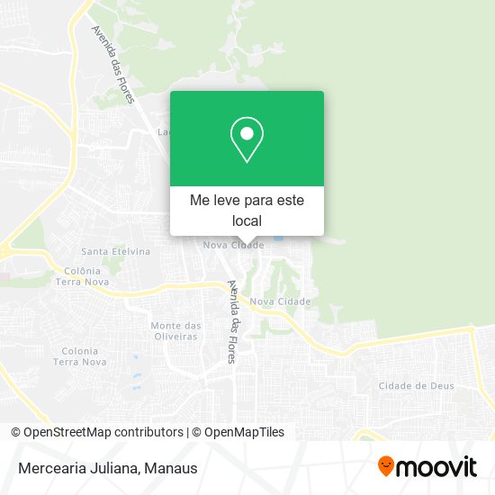 Mercearia Juliana mapa
