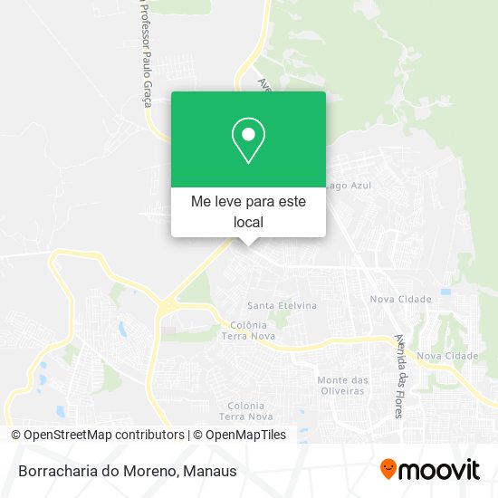 Borracharia do Moreno mapa