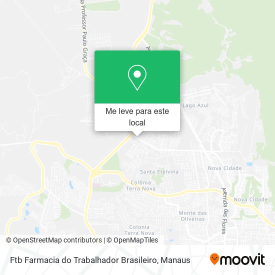 Ftb Farmacia do Trabalhador Brasileiro mapa