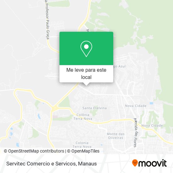 Servitec Comercio e Servicos mapa