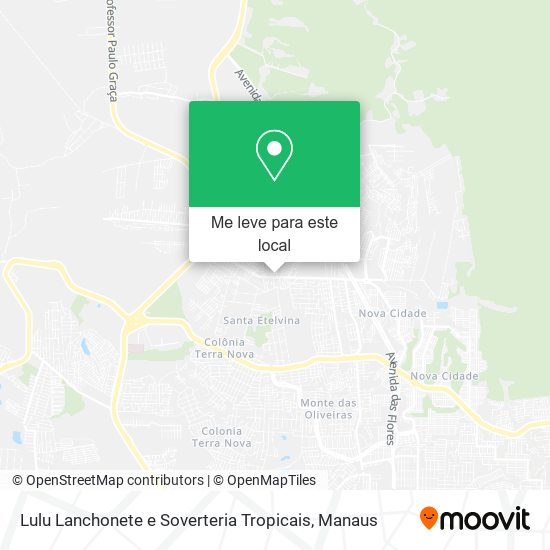 Lulu Lanchonete e Soverteria Tropicais mapa