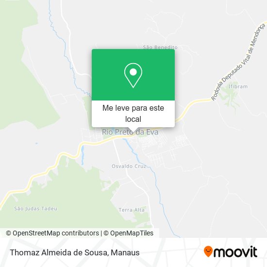 Thomaz Almeida de Sousa mapa