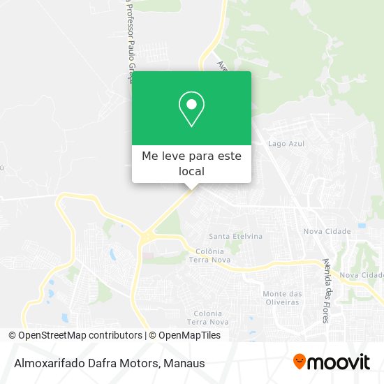 Almoxarifado Dafra Motors mapa