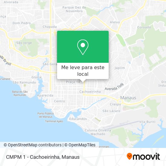 CMPM 1 - Cachoeirinha mapa