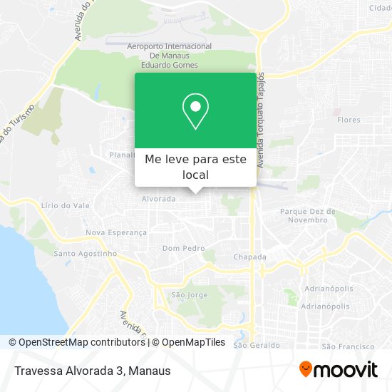 Travessa Alvorada 3 mapa