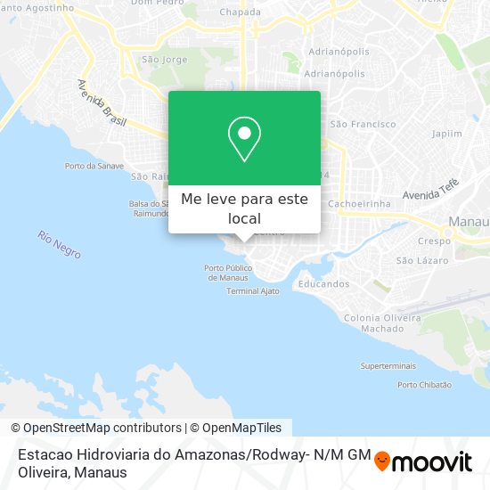 Estacao Hidroviaria do Amazonas / Rodway- N / M GM Oliveira mapa