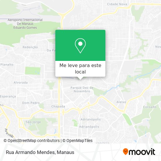Rua Armando Mendes mapa