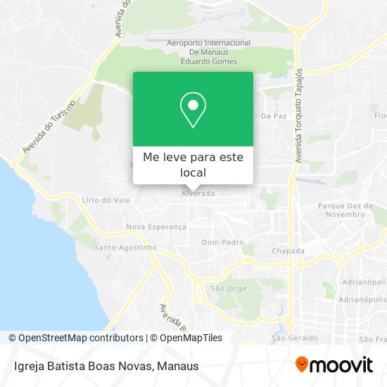 Igreja Batista Boas Novas mapa