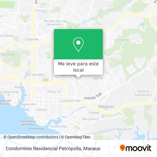 Condomínio Residencial Petrópolis mapa