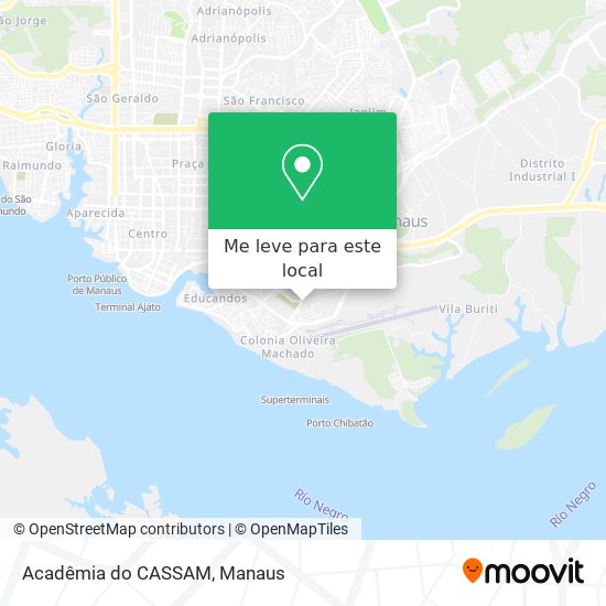 Acadêmia do CASSAM mapa