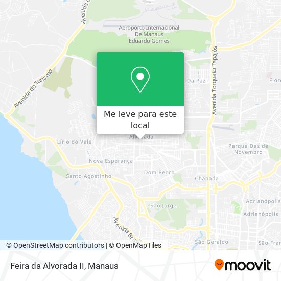 Feira da Alvorada II mapa