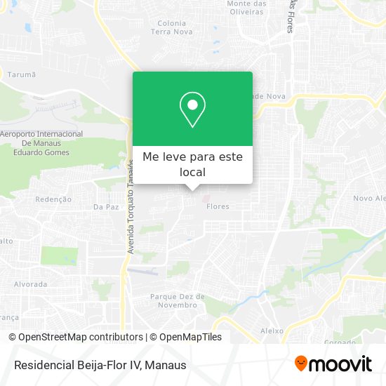 Residencial Beija-Flor IV mapa