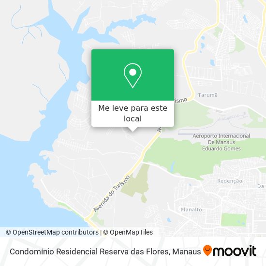 Condomínio Residencial Reserva das Flores mapa