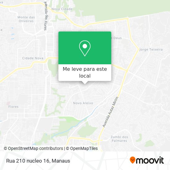 Rua 210 nucleo 16 mapa